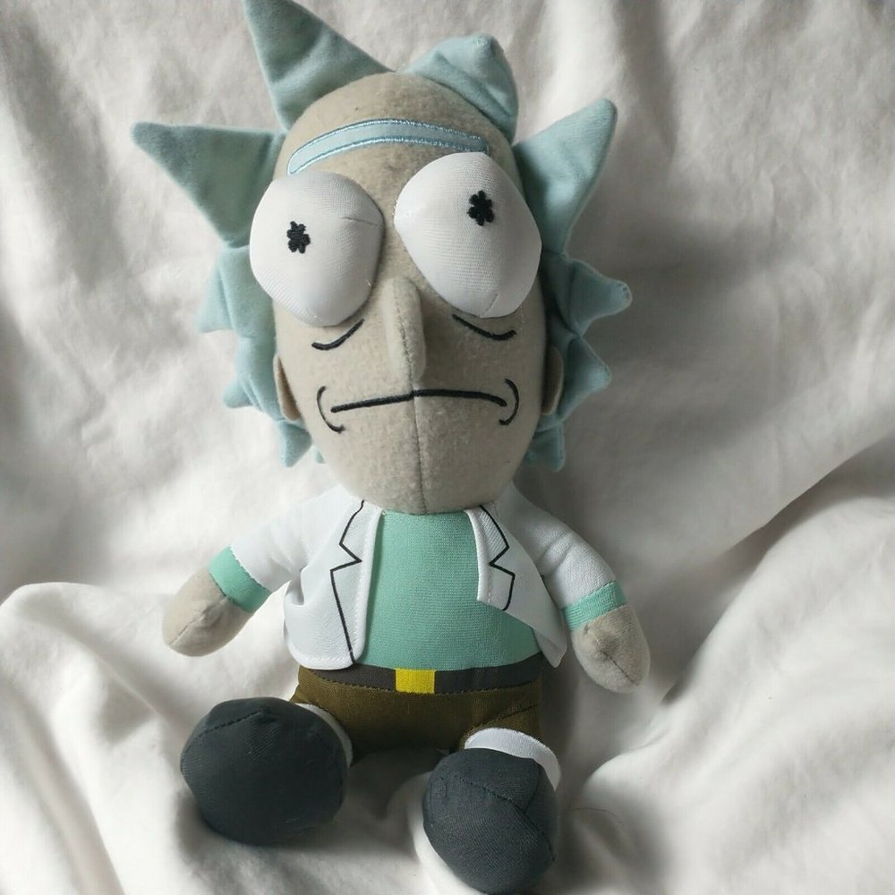 Rick 10” Plush - From Rick and Morty Official Licensed Toy Factory NEW with tags